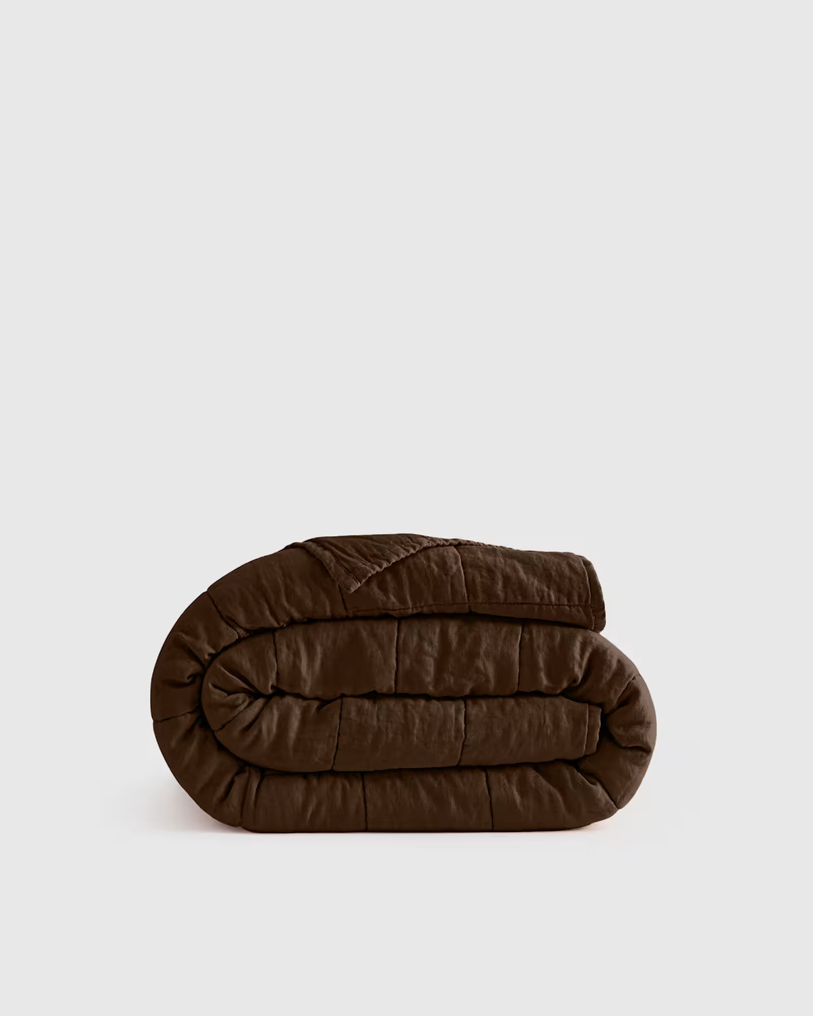 Lightweight European Linen Box Quilt | Quince