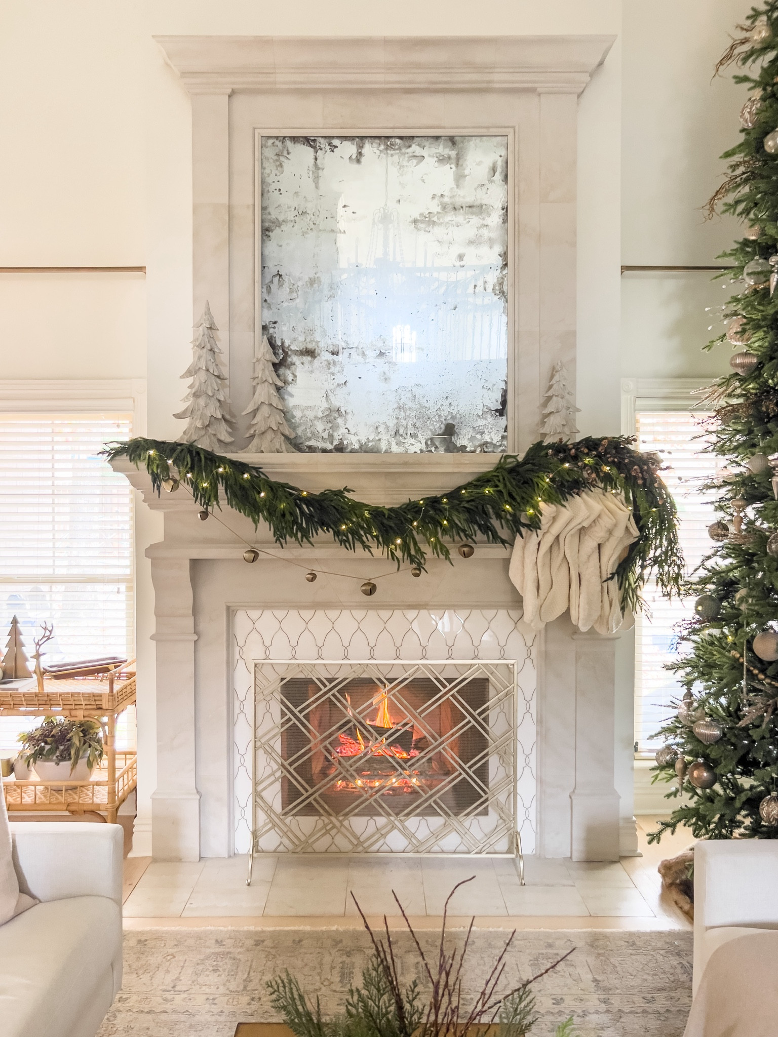 Christmas mantel, mantel decor, christmas decor, holiday mantel 

#LTKhome #LTKSeasonal