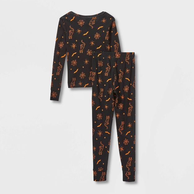 Girls' Hocus Pocus Halloween 2pc Pajama Set - Black | Target