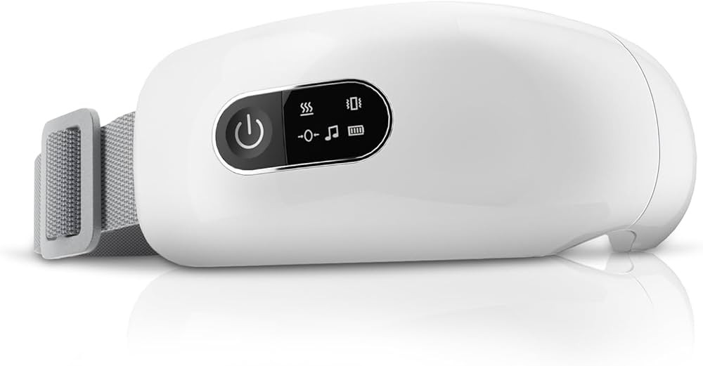NOWWISH Eye Massager with Heat, Vibration and Bluetooth Music for Migraine Headache Eye Strain Re... | Amazon (US)
