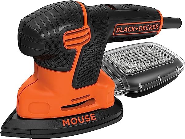 BLACK+DECKER Detail Sander, 1.2 Amp, 16,000 OPM, Compact Design, 3-Position Grip for Comfort, Inc... | Amazon (US)