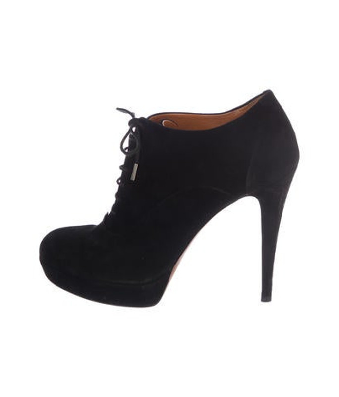 Gucci Suede Ankle Booties Black Gucci Suede Ankle Booties | The RealReal