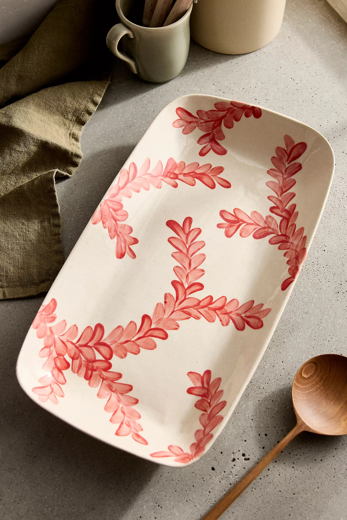 Red Vine Serving Platter | Anthropologie (US)