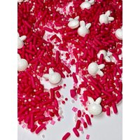 Sprinkle Mix Bunnies Easter Spring Baby Shower Hot Pink Sprinkles Bunny | Etsy (US)