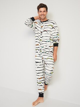 Matching Halloween One-Piece Pajamas for Men | Old Navy (US)