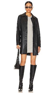 BLANKNYC Leather Coat in Turning Point from Revolve.com | Revolve Clothing (Global)