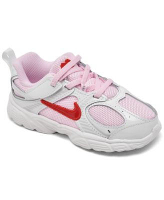 Nike Toddler Kids V5 Rnr Casual Sneakers from Finish Line - White, Pink | Macy's