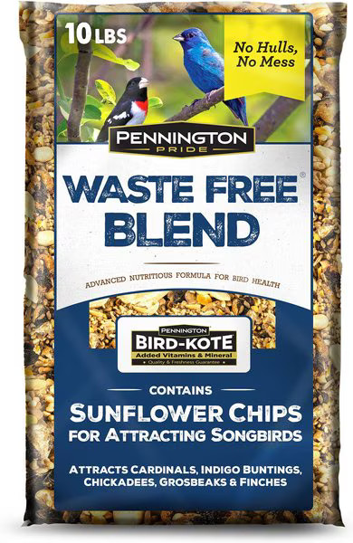Pennington Pride Waste Free Blend Bird Food, 10-lb bag | Chewy.com