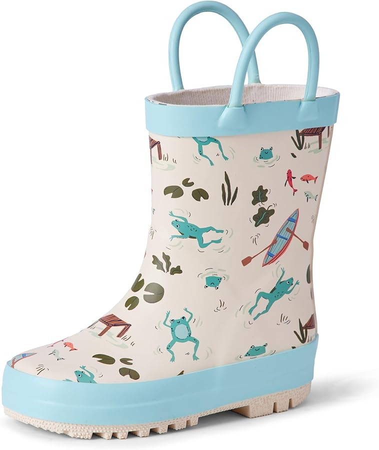 Amazon Essentials x Sofia Grainge Unisex Toddlers' Waterproof Rubber Rain Boots | Amazon (US)