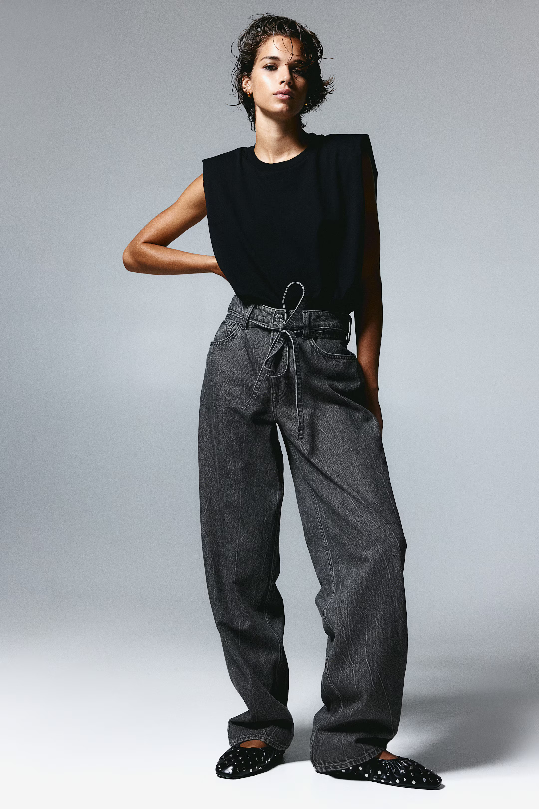 Super Baggy Low Jeans - Nero - DONNA | H&M IT | H&M (FR, IT, ES, PT, BE)