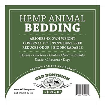 Old Dominion Hemp Hemp Animal Bedding,Horse Bedding,Chicken&Goat Bedding,1 Bag of Hemp Equals 3 B... | Amazon (US)
