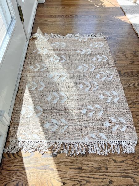 Loving this affordable jute rug that I just picked up from Walmart for under $20! This is the 2'x3' size, but it's also available in a 5'x7' and 8'x10'! 
-
coastal home decor, beach decor, beach house decor, coastal rugs, walmart rugs, affordable rugs, 2x3 rugs, 5x7 rugs, 8x10 rugs, rugs with fringe, natural fiber rugs, woven rugs, entryway rugs, living room rugs, dining room rugs, bedroom rugs, beach house rugs, floral rugs, floral jute rugs, Better Homes & Gardens rug, low pile rugs, rectangular rugs, walmart home decor, walmart finds, designer look for less, designer inspired

#LTKhome #LTKfindsunder50 #LTKfindsunder100