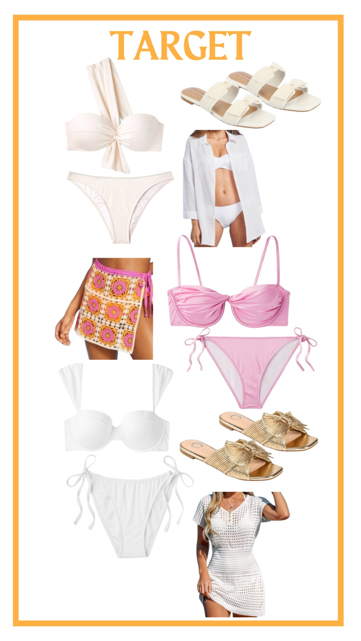 Spring break edit - target ! #springbreak #bathingsuit #bikini #coverup #sandals 

#LTKFind #LTKswim #LTKfit