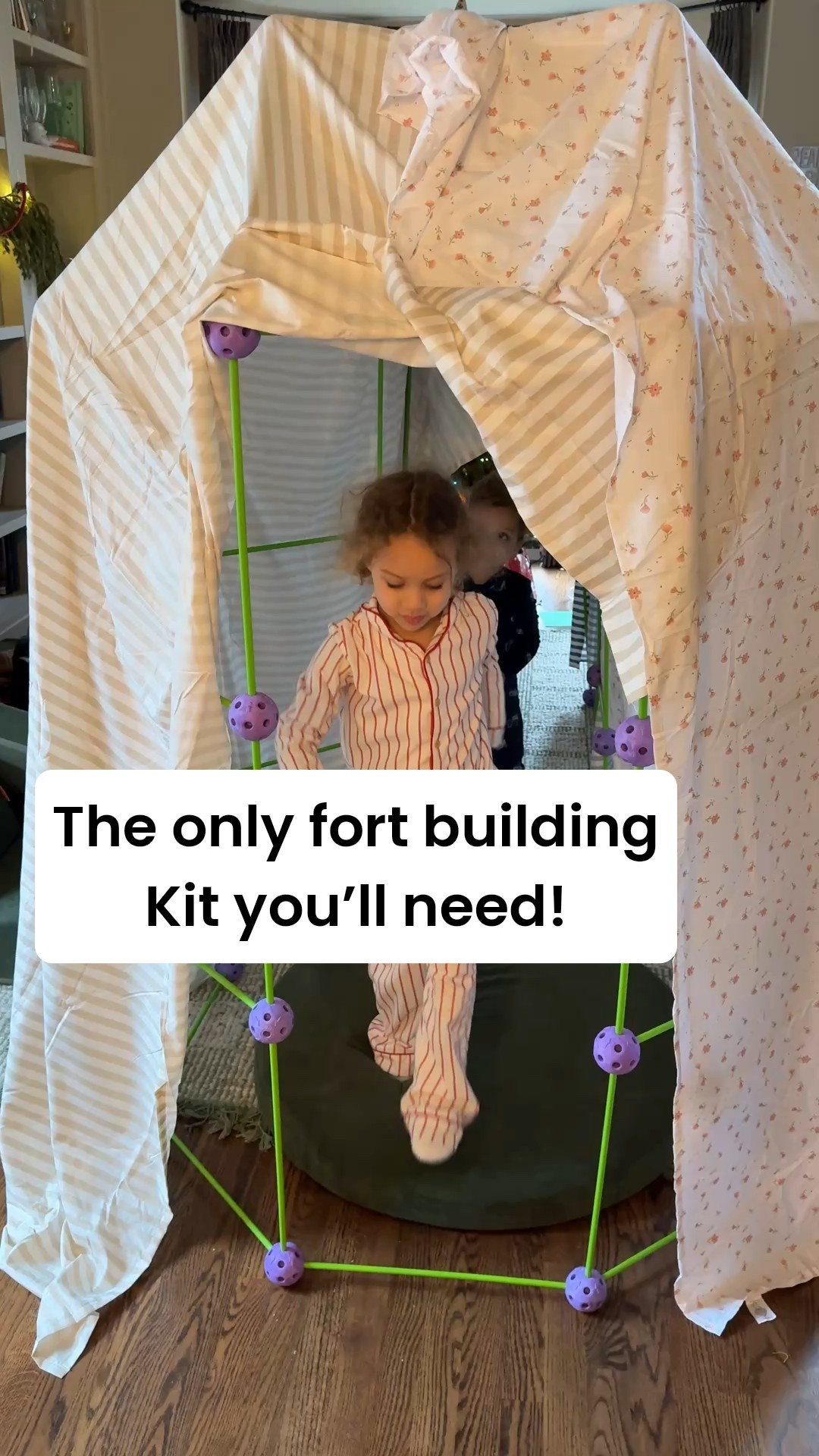We have three sets of these fort builders and love making massive forts that are sturdy enough for their rough play. Best of all they just pile into a basket when not in use! This is such a great gift for the little ones in your life that will actually give you some peace  

#LTKKids #LTKmomlife #LTKHome