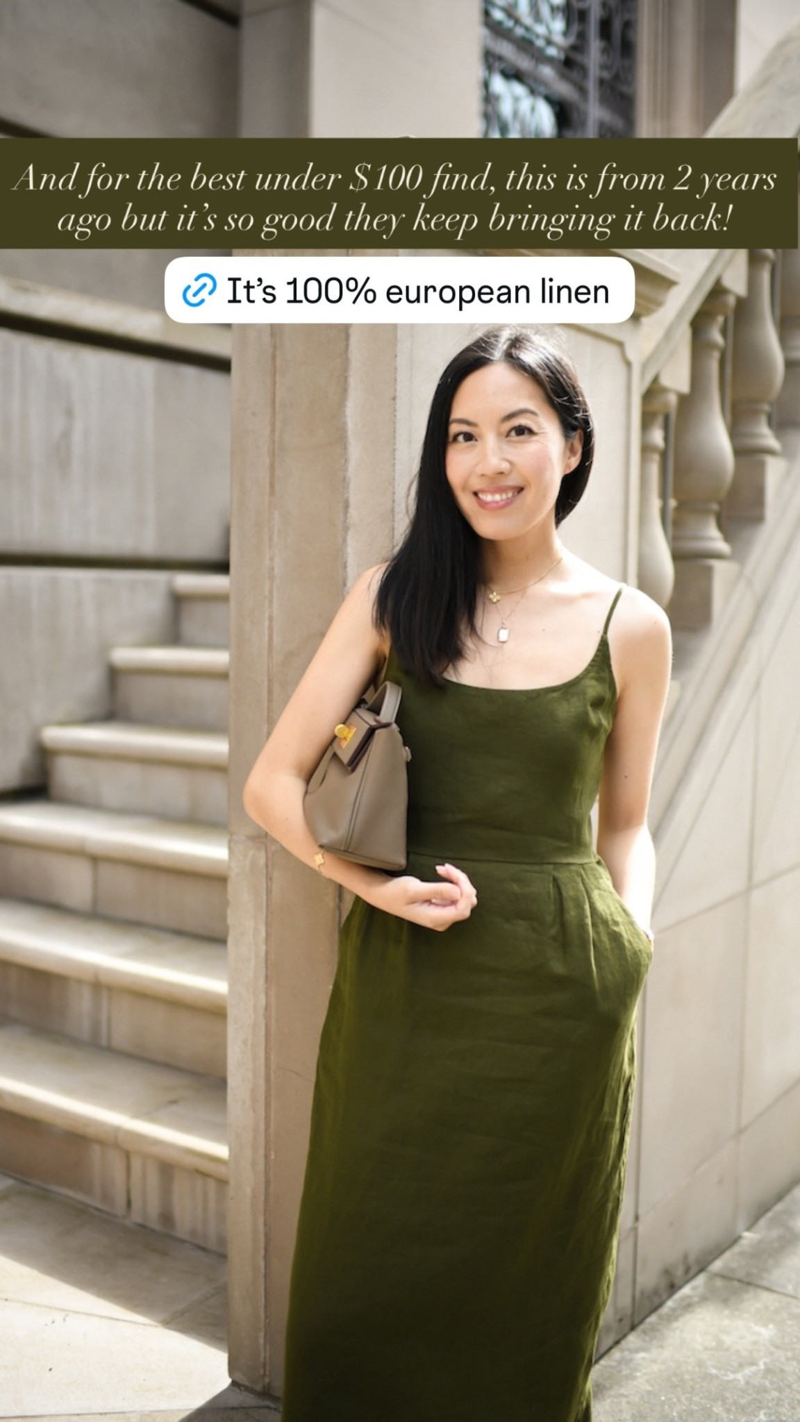 Back in stock! This linen dress is must have for your summer wardrobe for only $84!

#summerdress
#Quince
#linendress
#olivedress
#longdress

#LTKSaleAlert #LTKootd #LTKgrwm