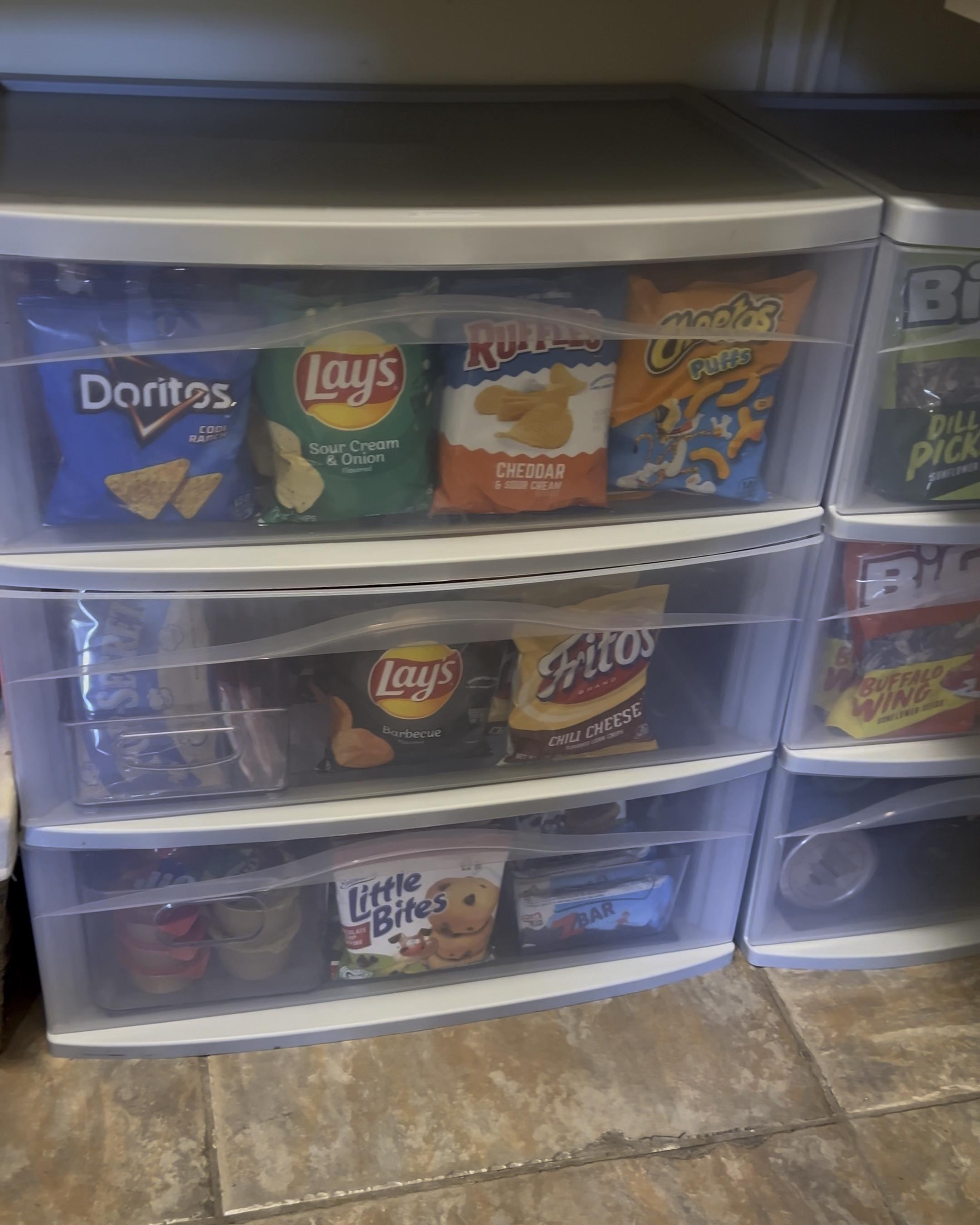 So many uses for these Storage Drawers from Walmart! I’ve been using them for the kids’ snacks since they were little! So easy for them to grab and go!
Snacks, organization, pantry, plastic storage, bins, affordable, easy#LTKfindsunder50 #LTKhome

#LTKVideo