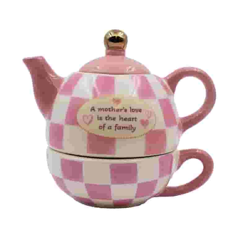 Heart of the Family Ceramic Teapot Set, 2 Pieces, Mother's Day by Way To Celebrate | Walmart (US)