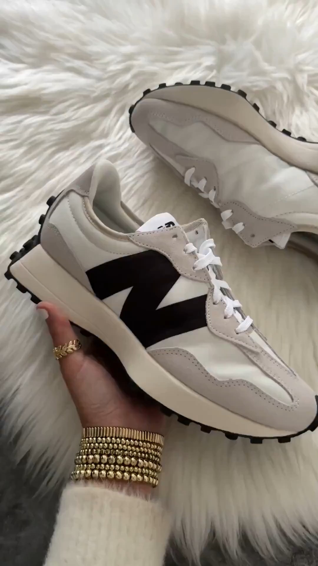 New balance sneakers 25% off. Runs true to size 

