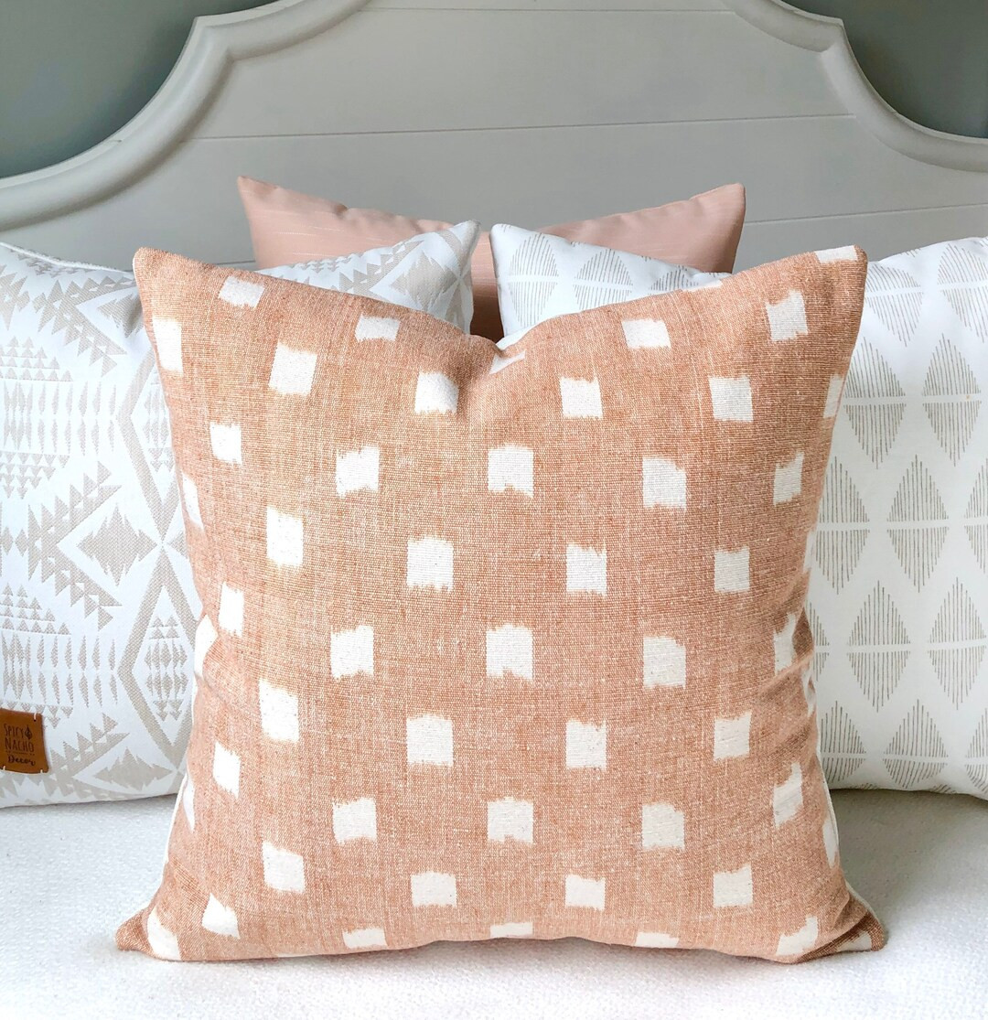Throw Pillow Covers 20x20 Pillow Coverikat Pillowpeach - Etsy | Etsy (US)