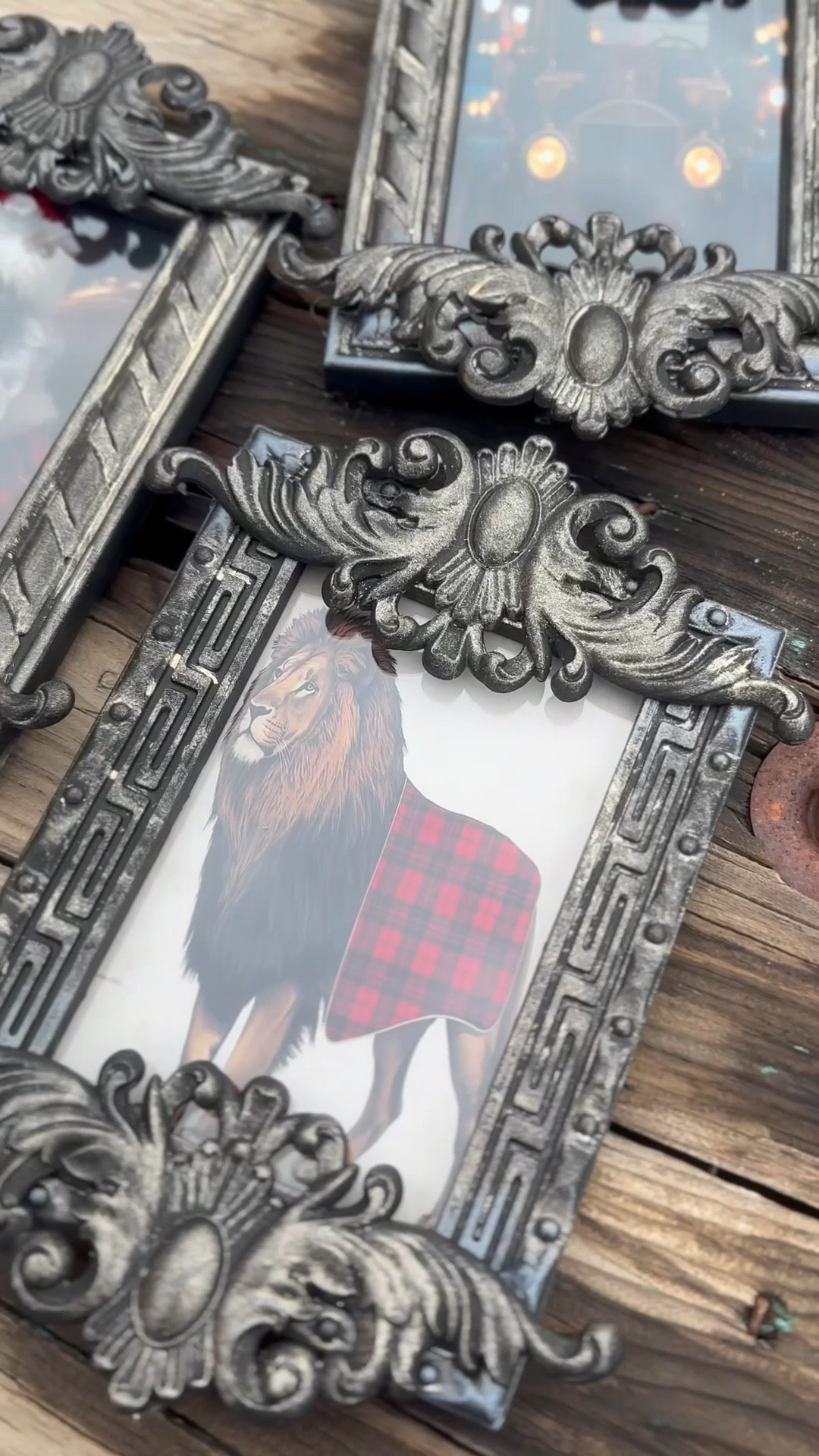 I’m actually so excited to share this project with you. 🖤 I need you to know that you CAN have the most custom pieces in your home for the holiday season and beyond! It just takes some time and the right products! These vintage style photo frames are perfect wall art. I used dollar store frames, legit use whatever you already have and don’t use. Repurposing decor is the best way to save money and find different ways to display what you’ve already got. ❤️ My hero  product  from this l lineup is my Canon Pixma color printer The colors are super true and vibrant, and it’s just the best printer ever.  Message me with any questions you have! 

#LTKHome #LTKdayinmylife #LTKHoliday