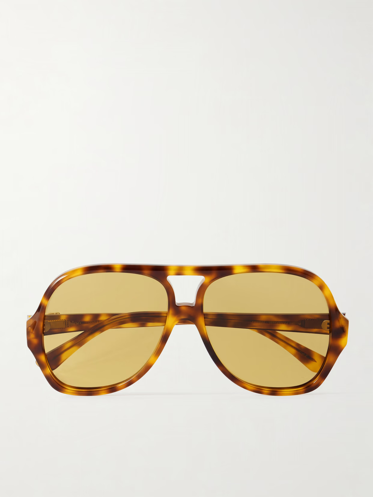 Chloé - Salomé Aviator-style Tortoiseshell Acetate Sunglasses - One size | NET-A-PORTER (US)