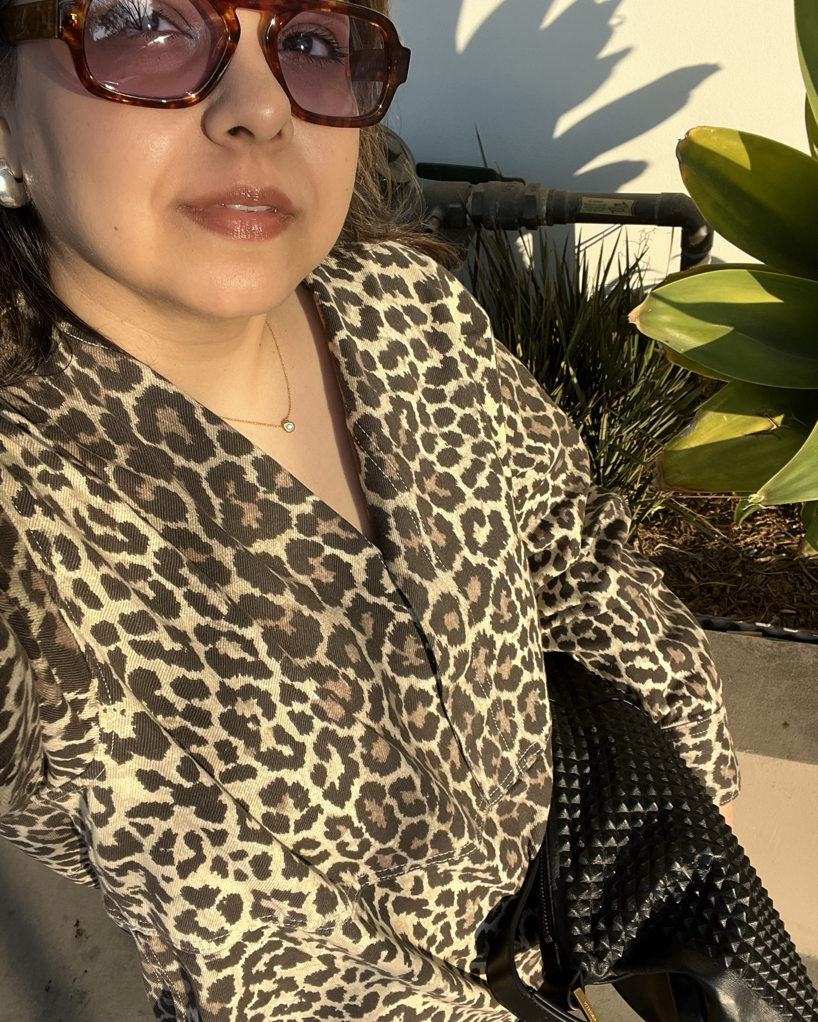 LOVE my new sunnies! Elisa Johnson Jane mini sunglasses red tortoiseshell sunglasses.
-
OOTD - casual outfit - leopard print shirt - black barrel leg pants - studded leather bag - burgundy sunglasses - Elisa johnson Jane mini sunglasses burgundy - all saints leather bag - leopard print top H&M - target mesh Mary Jane’s - fenty beauty gloss bomb - brown lip combo - makeup forever anywhere caffeine lip liner - Monica vinader pear diamond necklace - affordable outfit 

#LTKOver40 #LTKStyleTip #LTKMidsize