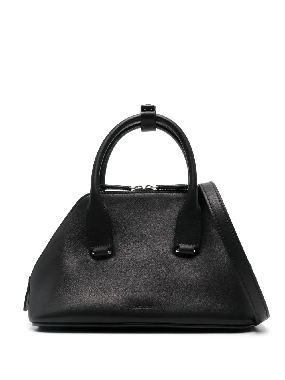The Row Mini Devon Tote Bag | Black | FARFETCH SI | Farfetch Global