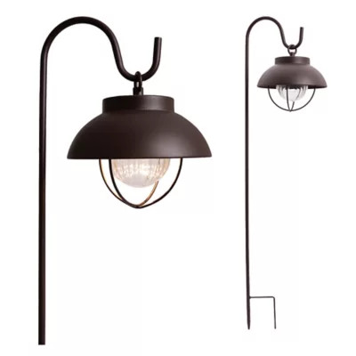 Home Zone Security 15-Lumen Solar Farmhouse-Style LED Metal Garden Hanging Lantern, Bronze, 2 Pack | Tractor Supply