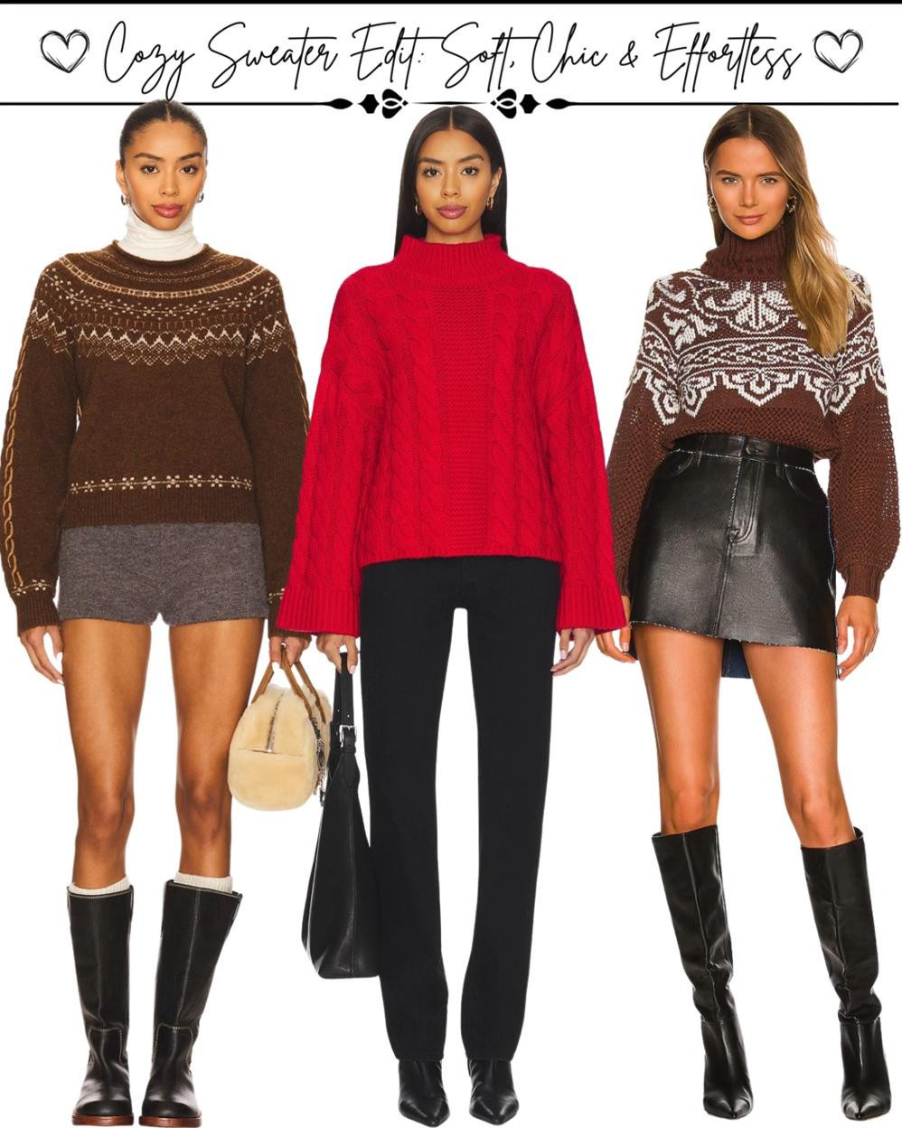 A curated cozy sweater lookbook featuring soft knits, timeless silhouettes, and effortless styling ideas. Perfect for fall and winter outfits, casual days, and elevated everyday looks. Save for sweater outfit inspiration and cold-weather style ideas.

#CozySweaters #SweaterWeather
#KnitwearStyle #CozyChic
#FallWinterFashion #EffortlessStyle
#OutfitInspo 

 #LTKMidsize #LTKPetite #LTKPlusSize