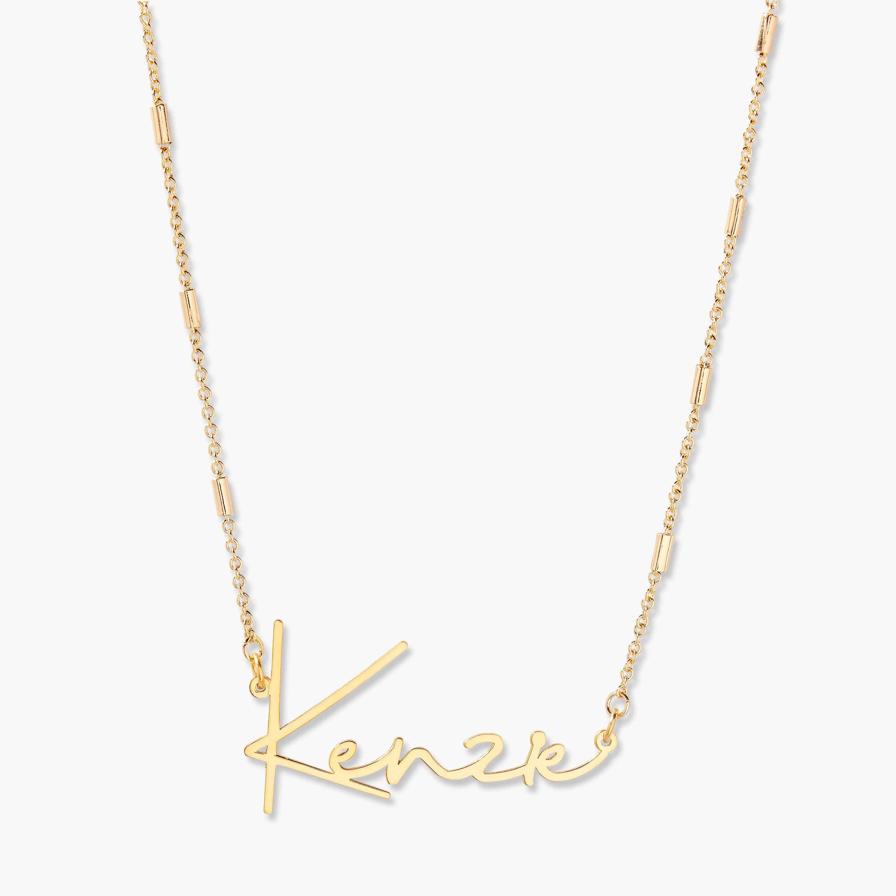 Katherine Nameplate Necklace | Brook and York