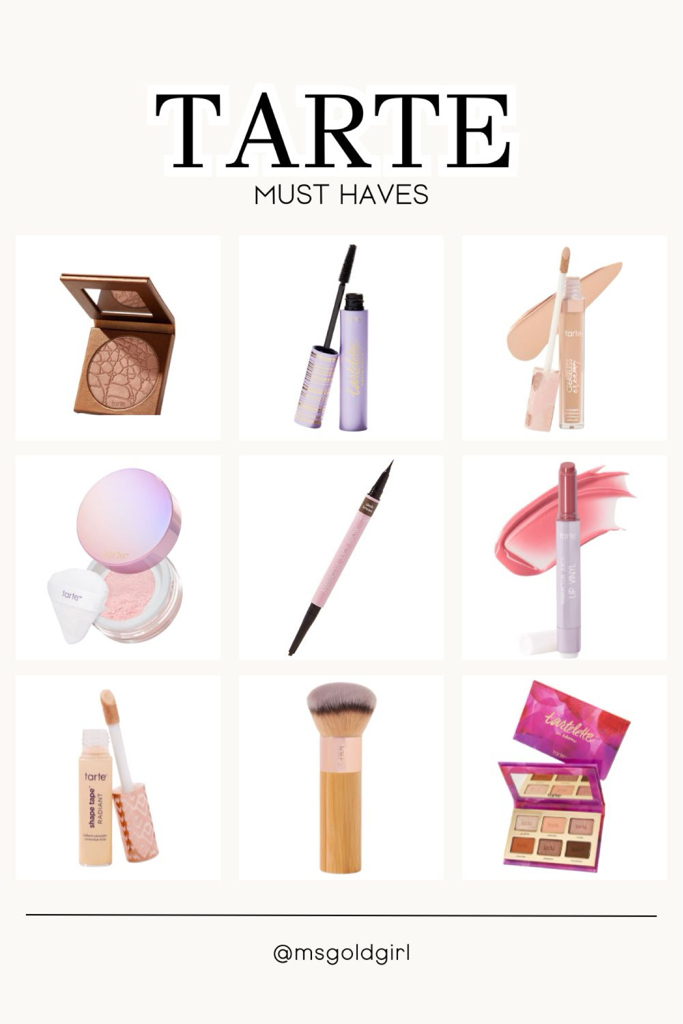 Tarte beauty must-haves! I love their bronzer, concealer, and setting powder as part of my everyday makeup routine  

#LTKSeasonal #LTKBeauty #LTKStyleTip