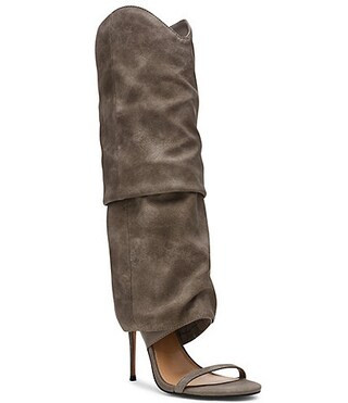 Ravine Cuffed Knee High Open Toe Dress Sandals | Dillard's