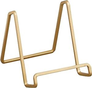 Tripar 3 Inch Gold Painted Square Metal Easel Stand for Books, Artwork, Picture Frames, iPad, Tab... | Amazon (US)
