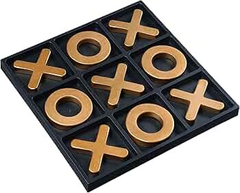 Classic Tic Tac Toe Game, Strategy and Fun Games for Kids, Tabletop Board Games, Party Favours fo... | Amazon (US)