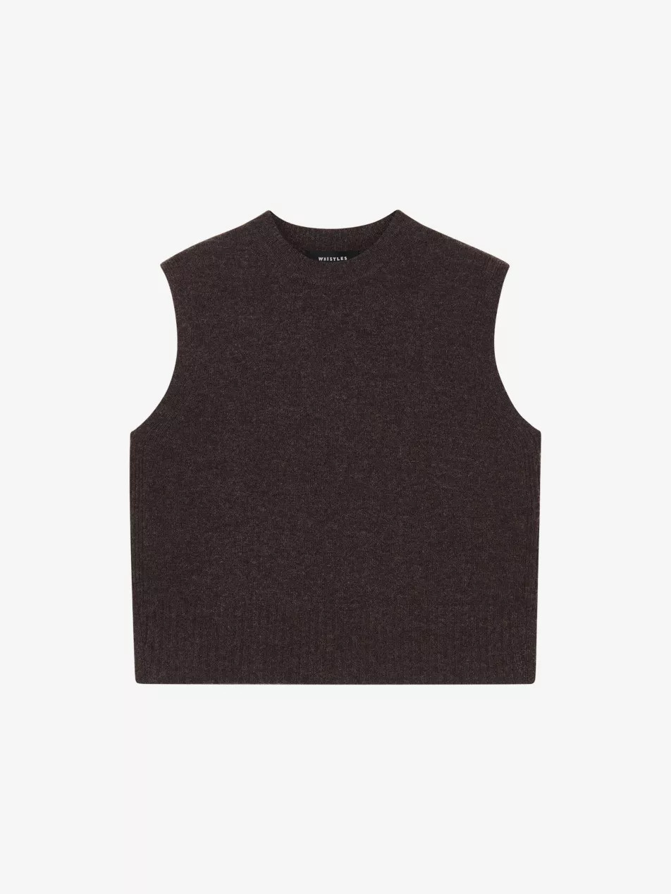 Sleeveless Round-Neck Wool Tank | Selfridges