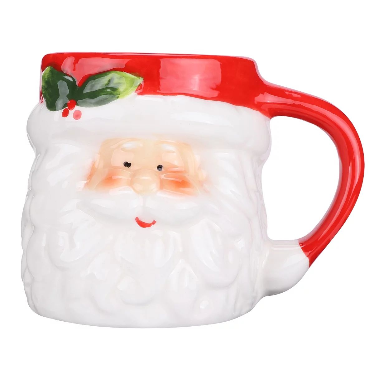 NUOLUX 1Pc Christmas Santa Mug Kids Gift Cup Creative Ceramic Cup (Assorted Color) - Walmart.com | Walmart (US)