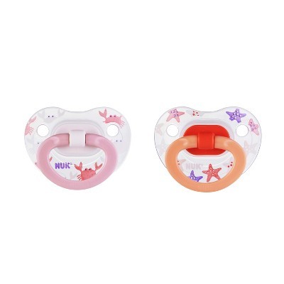 Nuk Pacifier 2pk Sz1 Fashion - Pink | Target