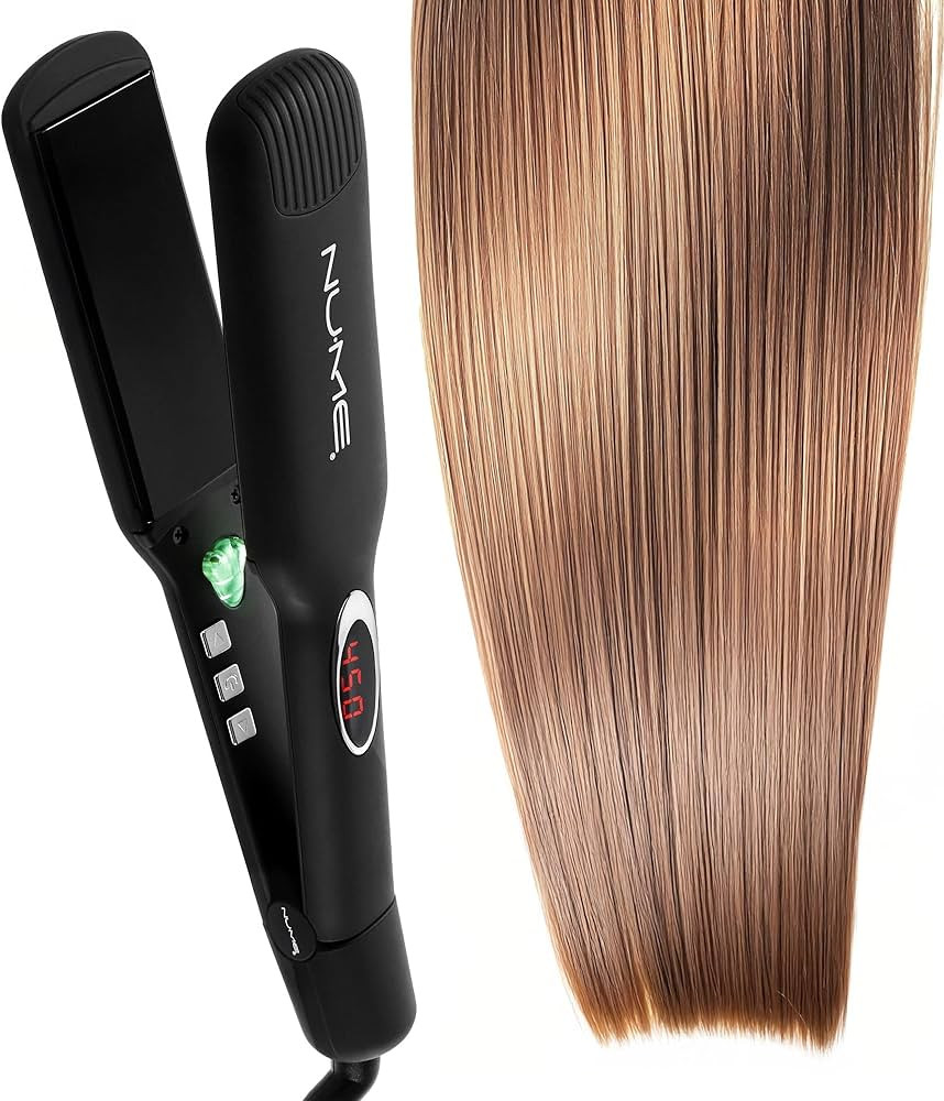 NuMe Megastar X Hair Straightener Tourmaline Flat Iron – 1.75 Inch Floating Plates Hair Straigh... | Amazon (CA)