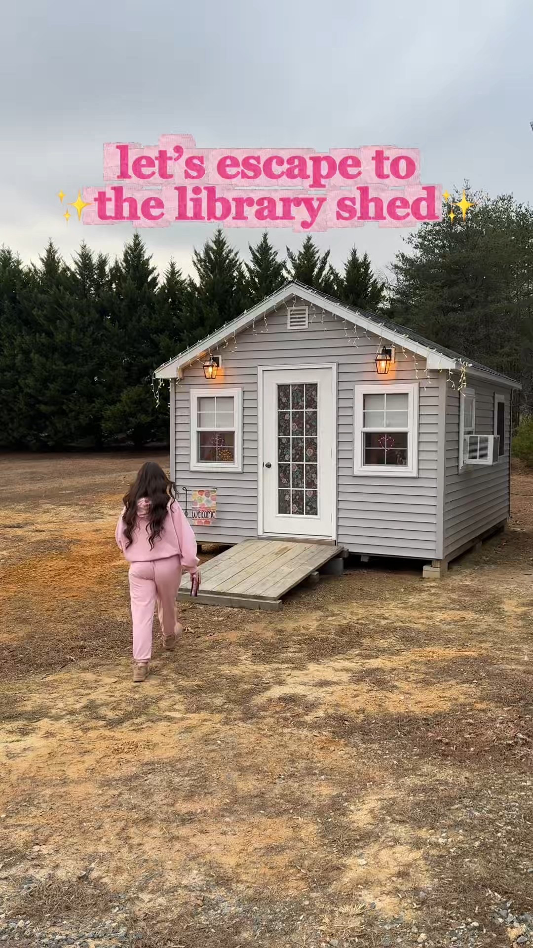 🎀let’s escape to the library shed📚
✨outfit details & decor linked here✨
💗more shed finds are on my Amazon storefront!

#LTKdayinmylife #LTKHome #LTKvlog