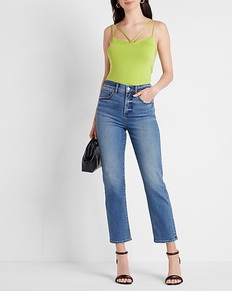 Body Contour Silky Strappy Cami | Express