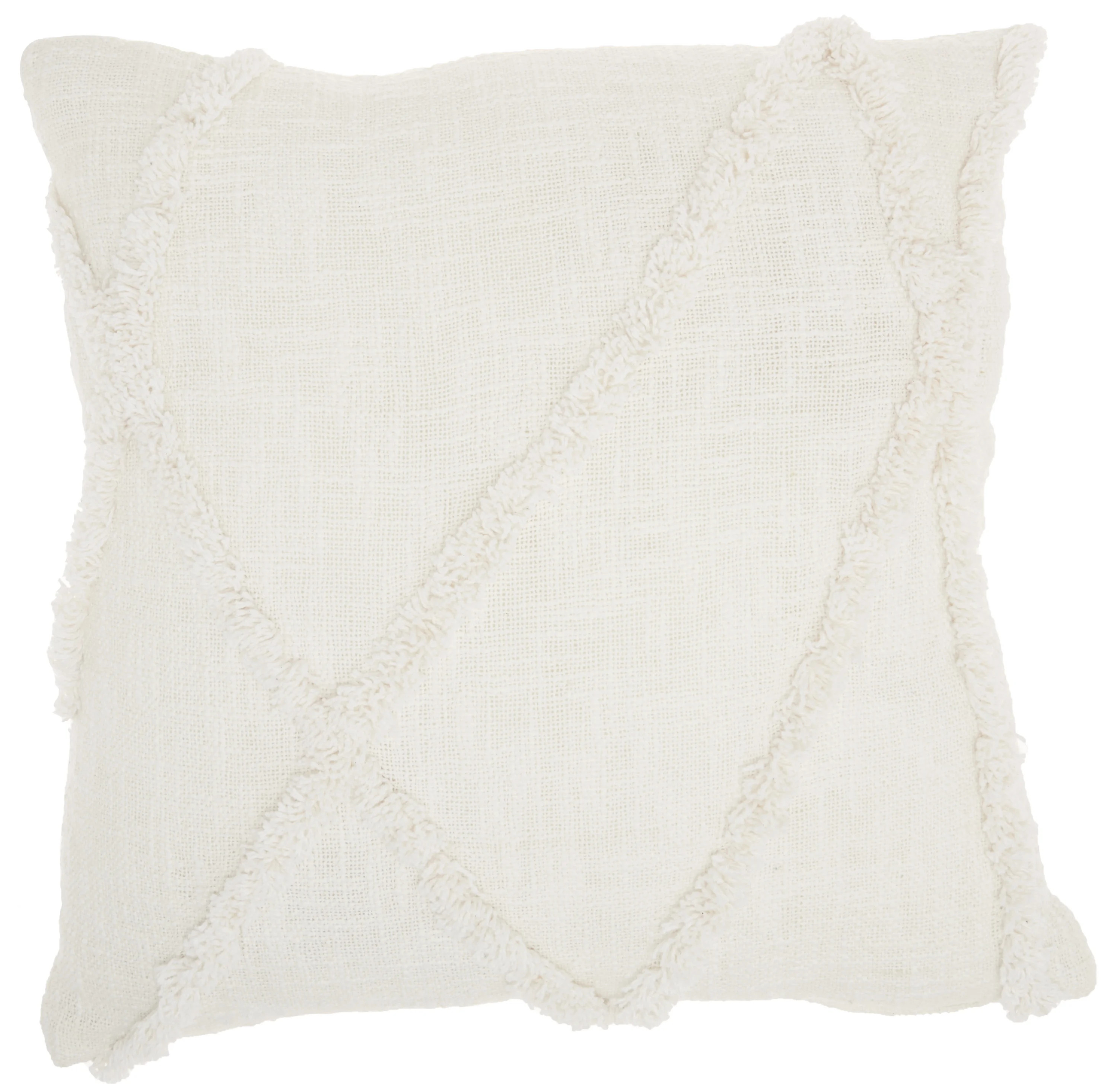 Nourison Life Styles White Decorative Throw Pillow , 18" x 18" | Walmart (US)