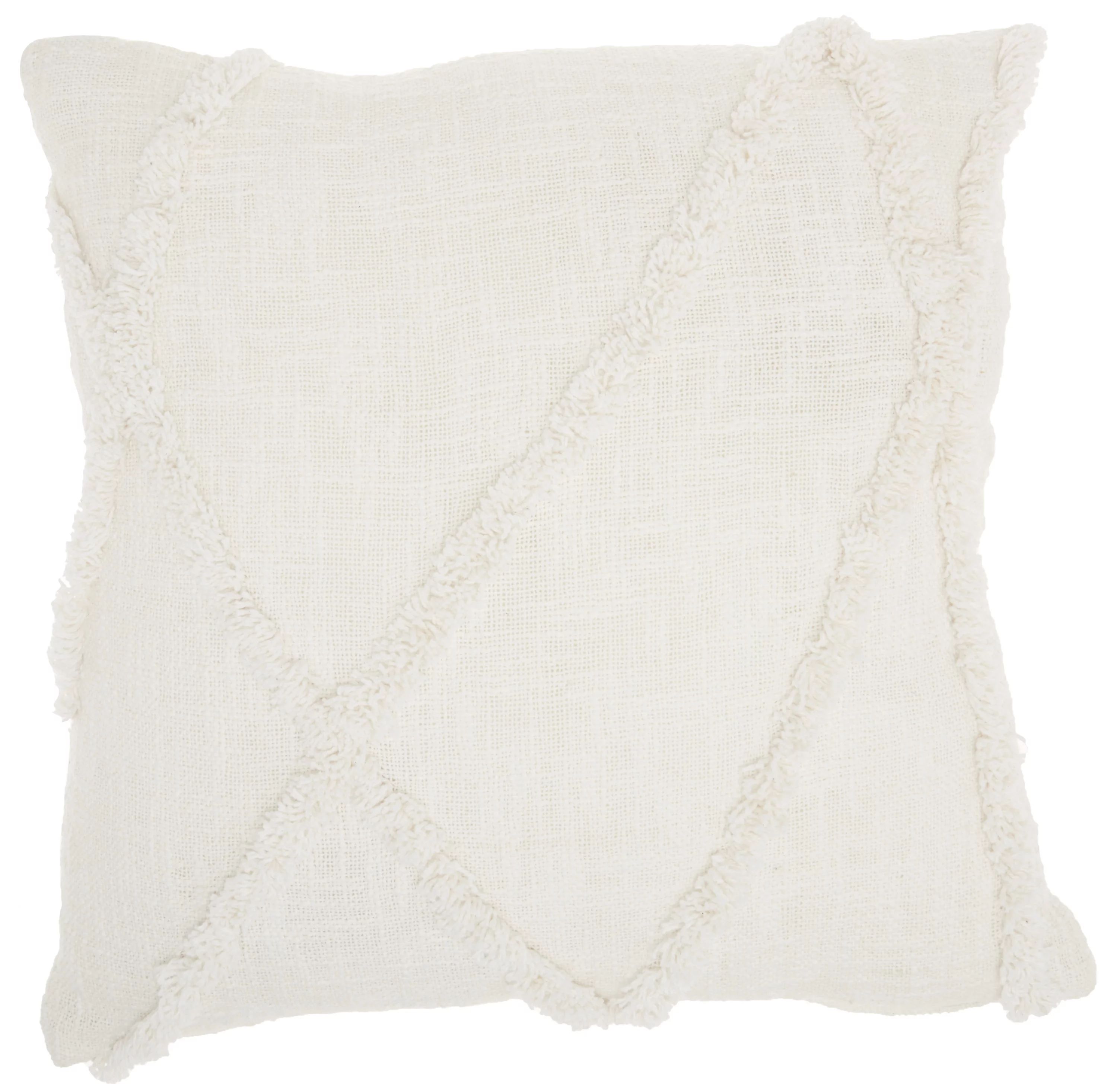 Nourison Life Styles White Decorative Throw Pillow , 18" x 18" - Walmart.com | Walmart (US)