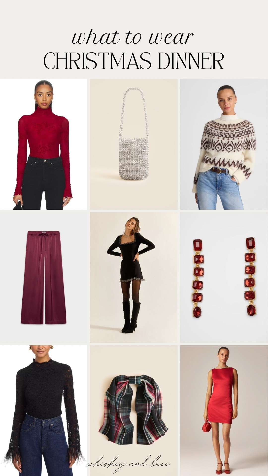 I love finding an excuse to dress up and what better time than for Christmas dinner?! So many festive finds this year so I rounded up some favorites. I’m loving the deep reds paired with sparkly accessories right now 🎁

#LTKSeasonal #LTKHoliday