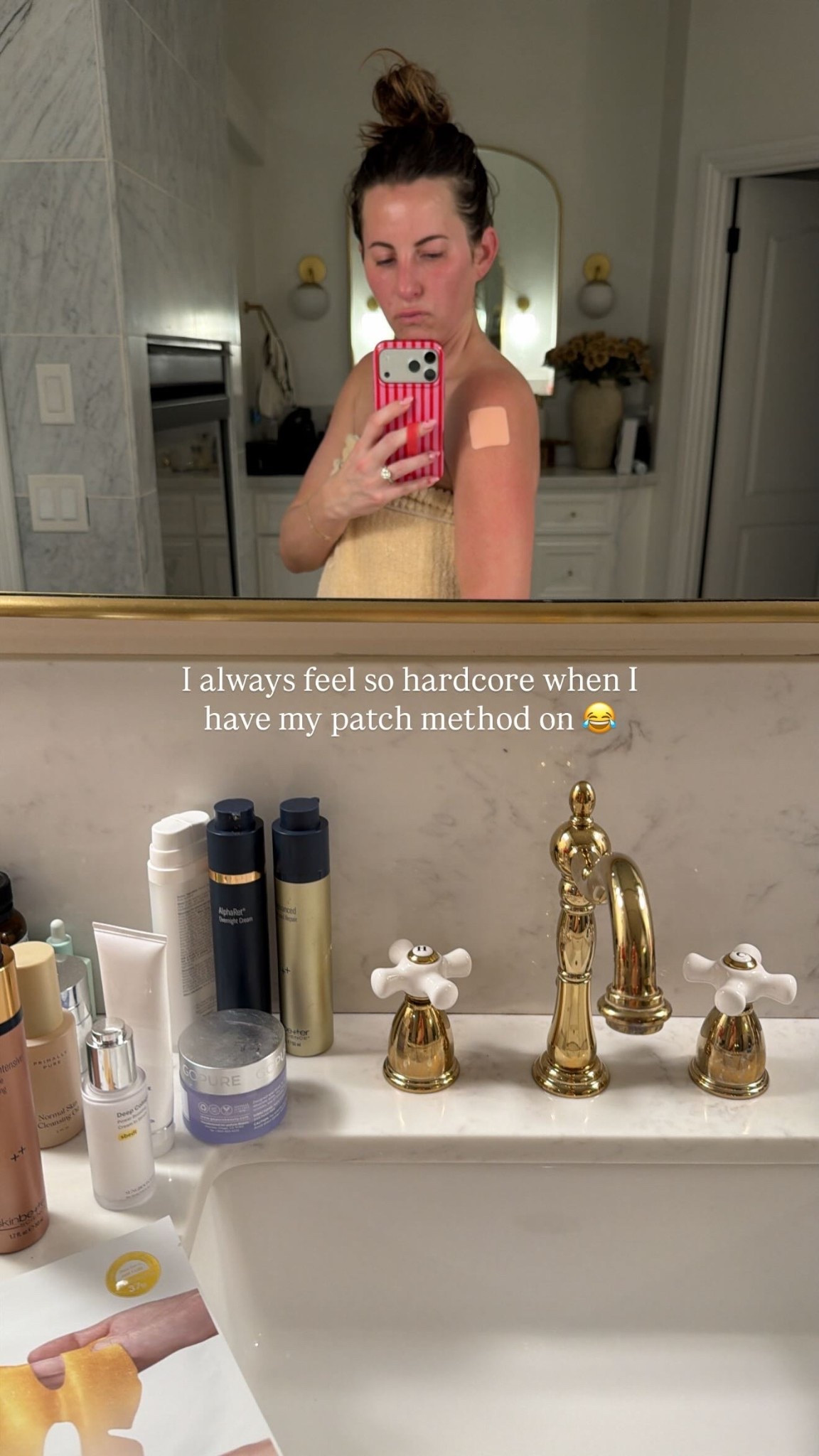 I always feel so hardcore when I have my patch method on 😂