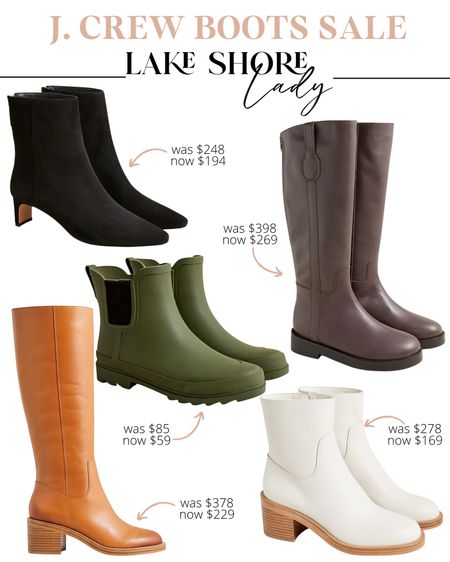 Boots on sale! 

J crews shoes - boots - j crew boots - fall fashion 

#LTKstyletip #LTKshoecrush #LTKSeasonal