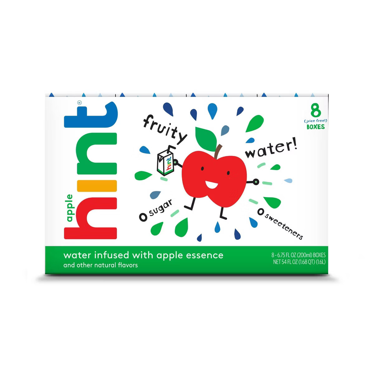hint Kids Apple Infused Water - 8pk/6.75 fl oz Boxes | Target