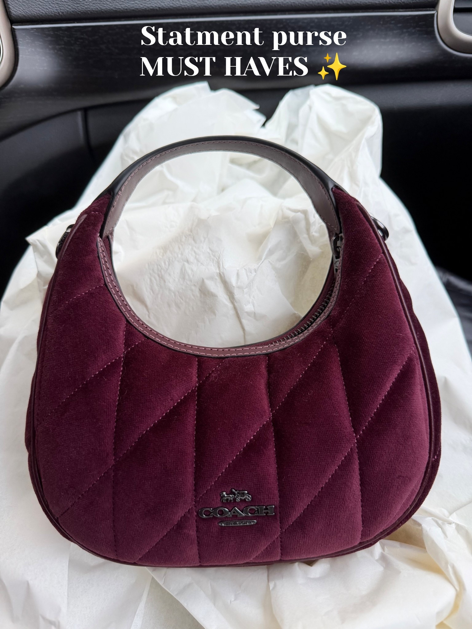 Statement bag energy ✨
My new Coach Carmen mini crossbody in velvet (exact color sold out) ~ so I linked my fav cool, statement designer bags instead. I always think a purse should be the moment, whether it’s a unique texture, bold color, or interesting shape.
Linking the best designer handbags across my favorite brands in a mix of sizes, styles, and price points.

You can thank me later for the compliments 💅🏼

#LTKselfcare #LTKgrwm #LTKootd