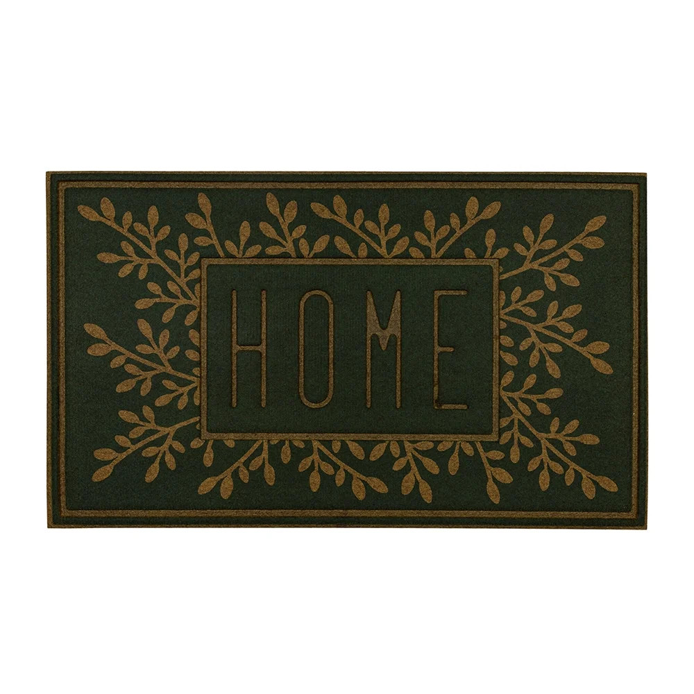 Mainstays Home Garden Polyester Doormat, Sage, 18" x 30" | Walmart (US)