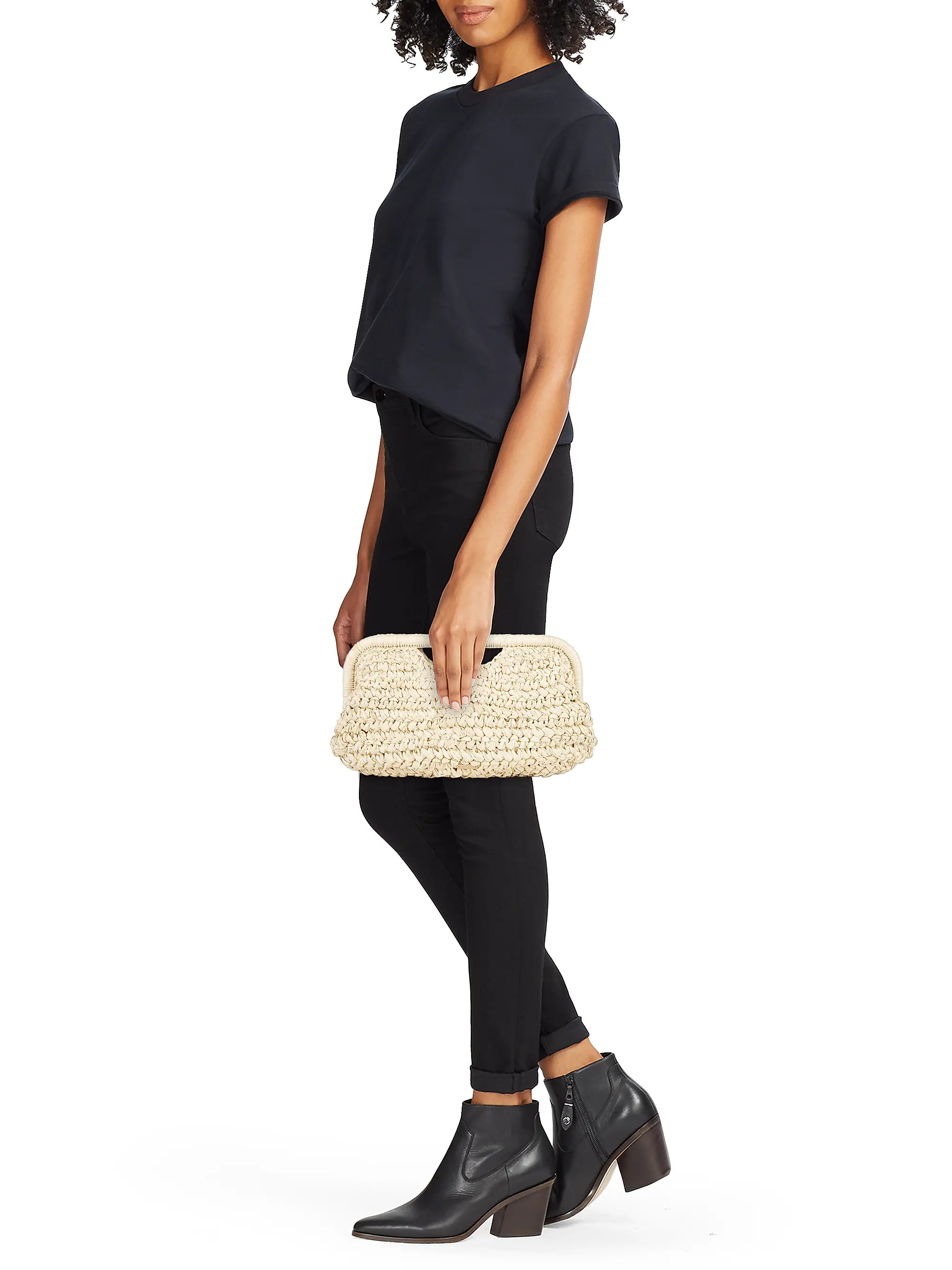 Aurora Raffia Clutch | Saks Fifth Avenue
