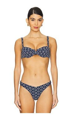 DEVON WINDSOR Lara Top in Denim from Revolve.com | Revolve Clothing (Global)